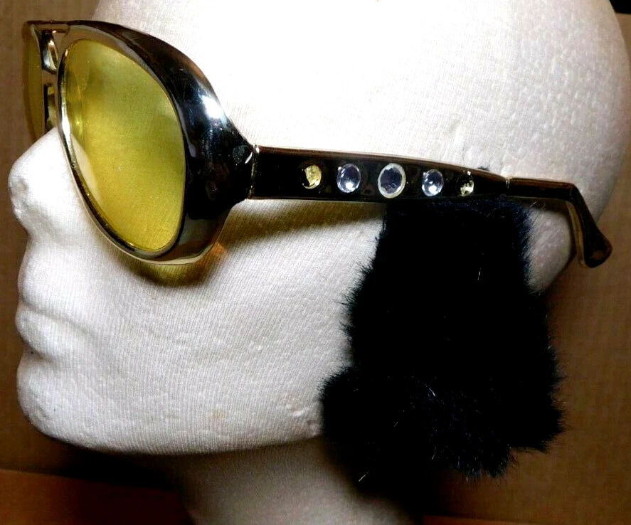 Amscan~Halloween World Rocker Glasses With Black Side Burns