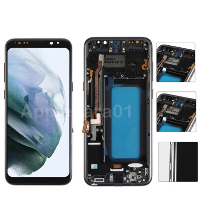 For Samsung Galaxy S8+ Plus G955U G955F LCD Display Screen Replacement Black