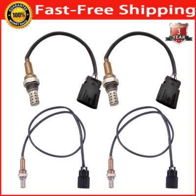 4pcs Upper+Lower Oxygen Sensor For Kia Sorento 3.3L/3.8L V6 Upstream+Downstream