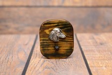 Dachshund type 4 - wooden wall hanger with image of a purebred dog, Art Dog USA
