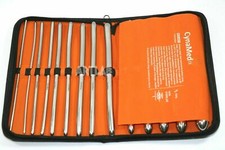Juego Premium de 14 Dilatadores Hegar Set Diagnóstico Uterino Uretral Sonidos Quirúrgicos