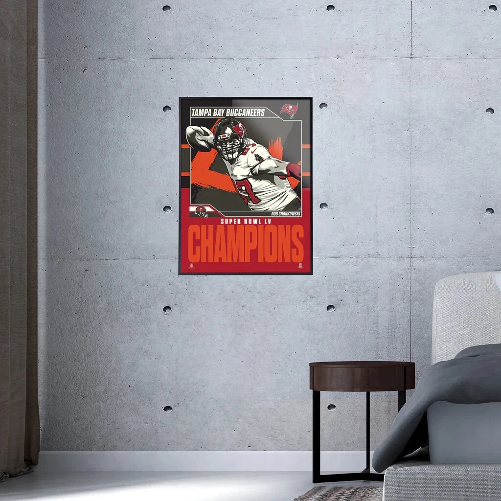 Phenom Gallery Buccaneers Rob Gronkowski Super Bowl Champs Poster
