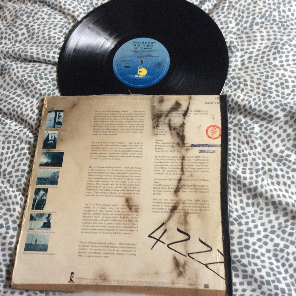 The Art Of Noise Who’s Afraid Of The Art Of Noise vinilo LP ex estación de radio copia Foto 2 de 2