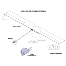 MaCo BA1 Balcony Base CB Antenna