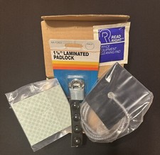 LOK-KIT PAD-LOK no-drill anti-theft cable security laptop computer TV office NEW