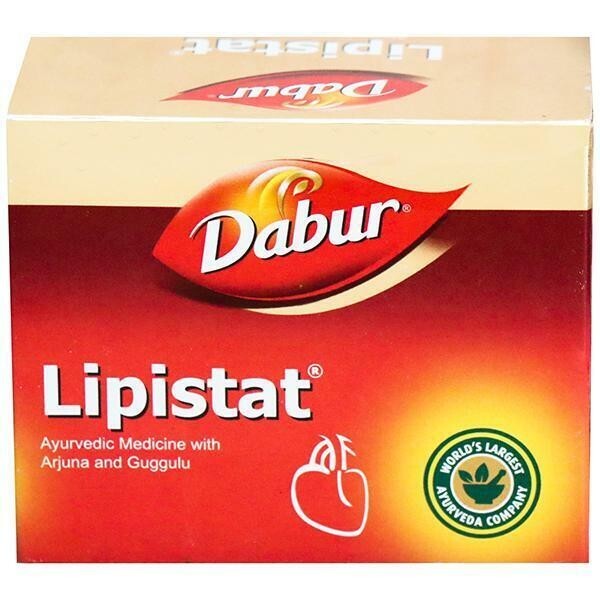 Dabur Lipistat C@PSULES (50 cápsulas) reducción de colesterol a base de hierbas ayurvédicas