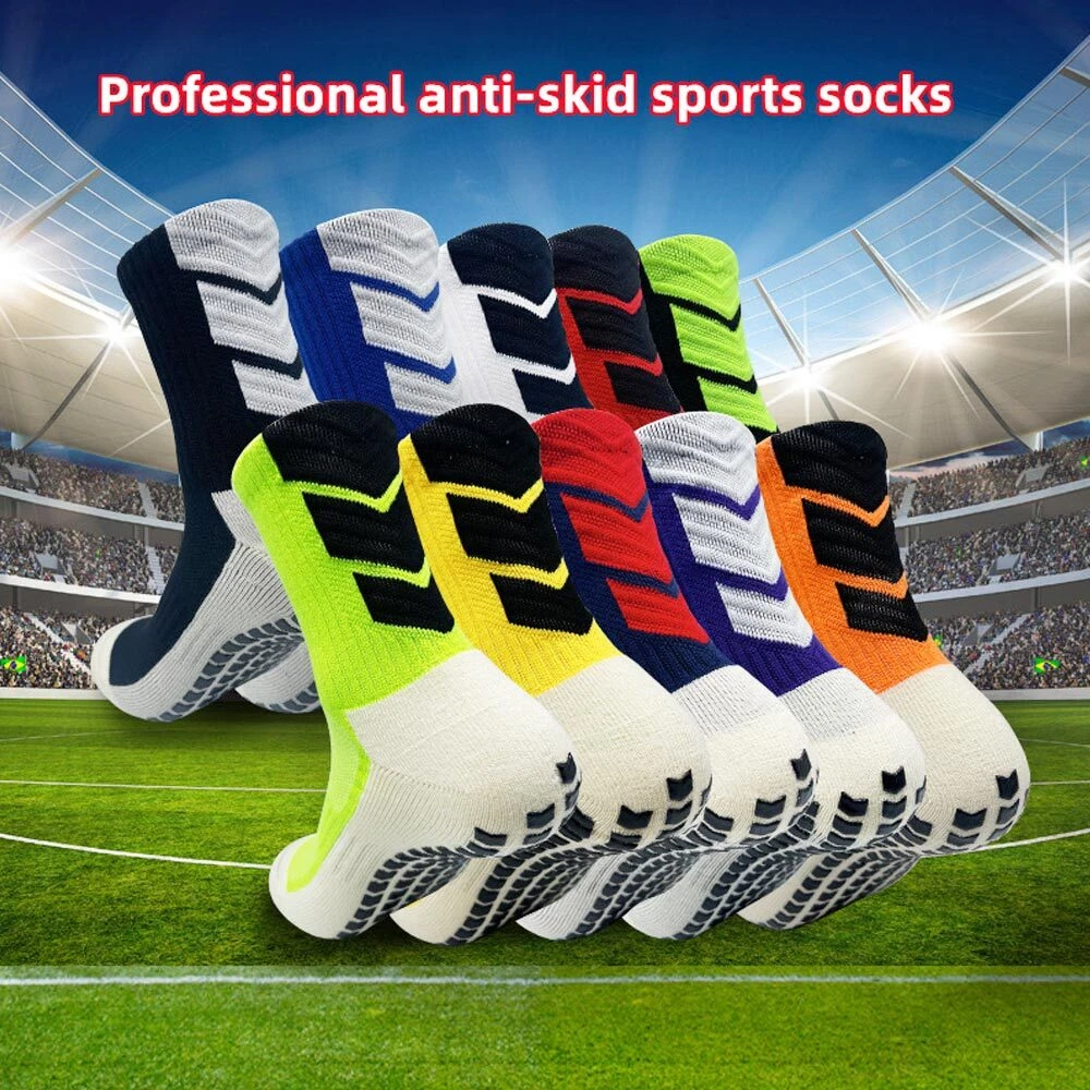 Sports Socks Socks Anti Slip W/Grip Short Socks Men Soccer Football Premium  Sock