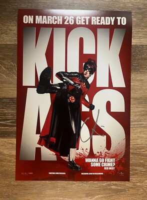 * CHRISTOPHER MINTZ-PLASSE * signed 12x18 poster * KICK-ASS * PROOF * 3