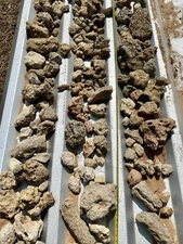 Lg Flat Rate Box 20-30 Lbs - Lot of Miniature Texas Unique Shaped Limestone