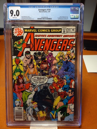 Avengers #181 - Marvel Comics 1979 CGC 9.0 First app Scott Lang (Ant-Man)