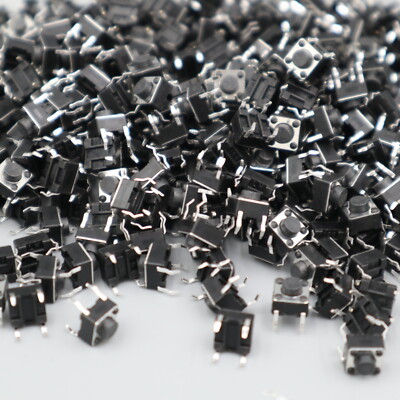 Mikrotaster Minitaster Drucktaster Push Button DIP Schalter 6x6x5 4 PIN Taktile