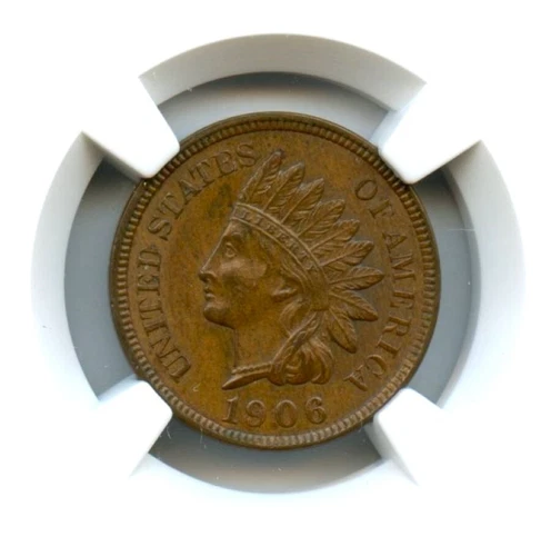 1906 Indian Cent, NGC MS63BN
