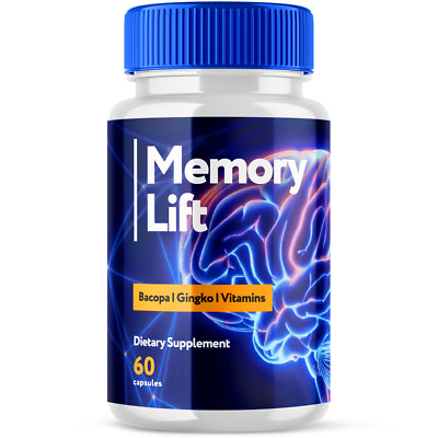 Memory Lift Brain Maximum Support Supplement Pills Advanced Formula 60 Capsules
