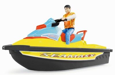 BRUDER Jetski Water Craft mit Fahrer Summer Edition Figur Mann 63150 Sondermodel
