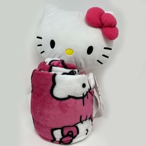 hello kitty pillow blanket