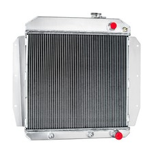 Aluminum 4 Row Radiator For 1955-1959 1957 58 Chevy Pickup Truck 3.8l 5.3l V8 At Aluminum 4 Row Radiator For 1955-1959 1957 58 Chevy Pickup Truck 3.8l 5.3l V8 At