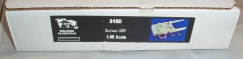 VERLINDEN 1:35 SUNKEN LCM LANDING CRAFT MECHANIZED WWII PACIFIC RESIN KIT 2480 - Picture 2 of 3