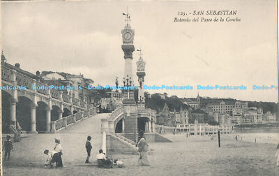R174235 San Sebastian. Rotonda del Paseo de la Concha. G. G. Galarza. No 125