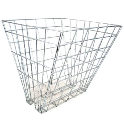 GWAZA HAY BASKET SHEEP SLOT OVER RACK Hurdle Metal Galvanised Feed Feeding Pen