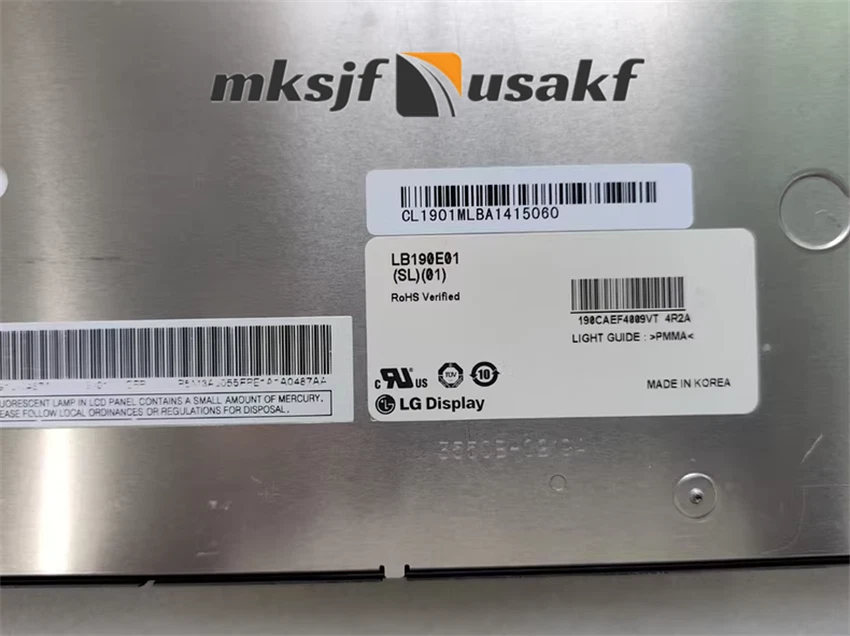 1PC USED LG Display LB190E01-SL01 LCD Screen Panel 19" US Free tax - Image 2 of 2