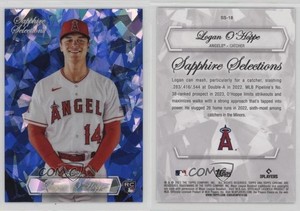 2023 Topps Chrome Update Sapphire Edition Selections Logan O'Hoppe Rookie RC