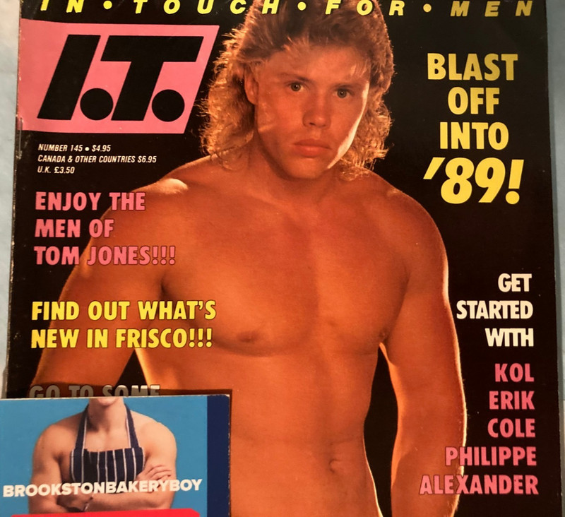 Vintage, Dec. 1988 I.T. Magazine, Playgirl-Like, Gay Interest, Out-of-Print