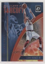 2018 Donruss Optic All Clear for Takeoff Red Prizm 14/99 Larry Nance Jr #4 n0c