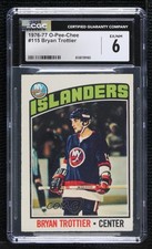 1976-77 O-Pee-Chee Bryan Trottier #115 CGC 6 HOF 16jy