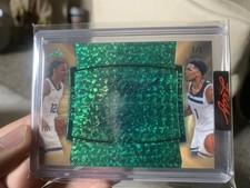 2024 JA MORANT ANTHONY EDWARDS Leaf Magnificence Dual Auto Emerald Ice  1/1