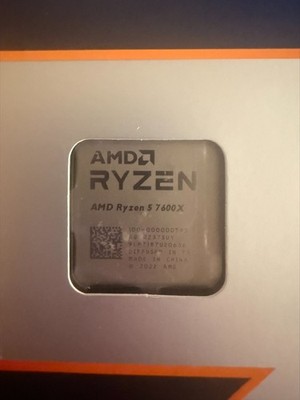 AMD Ryzen 5 7600x Processor (5.3 GHz, 6 Cores, LGA 1718/Socket AM5) Box -...
