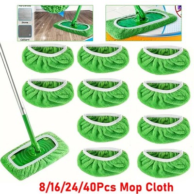 Reusable Microfiber Mop Pads for Swiffer Sweeper Mop-Dry Sweeping Cloths Wet Mop