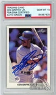 Ken Griffey Jr 1990 Leaf Autograph Card #245 PSA/DNA 10