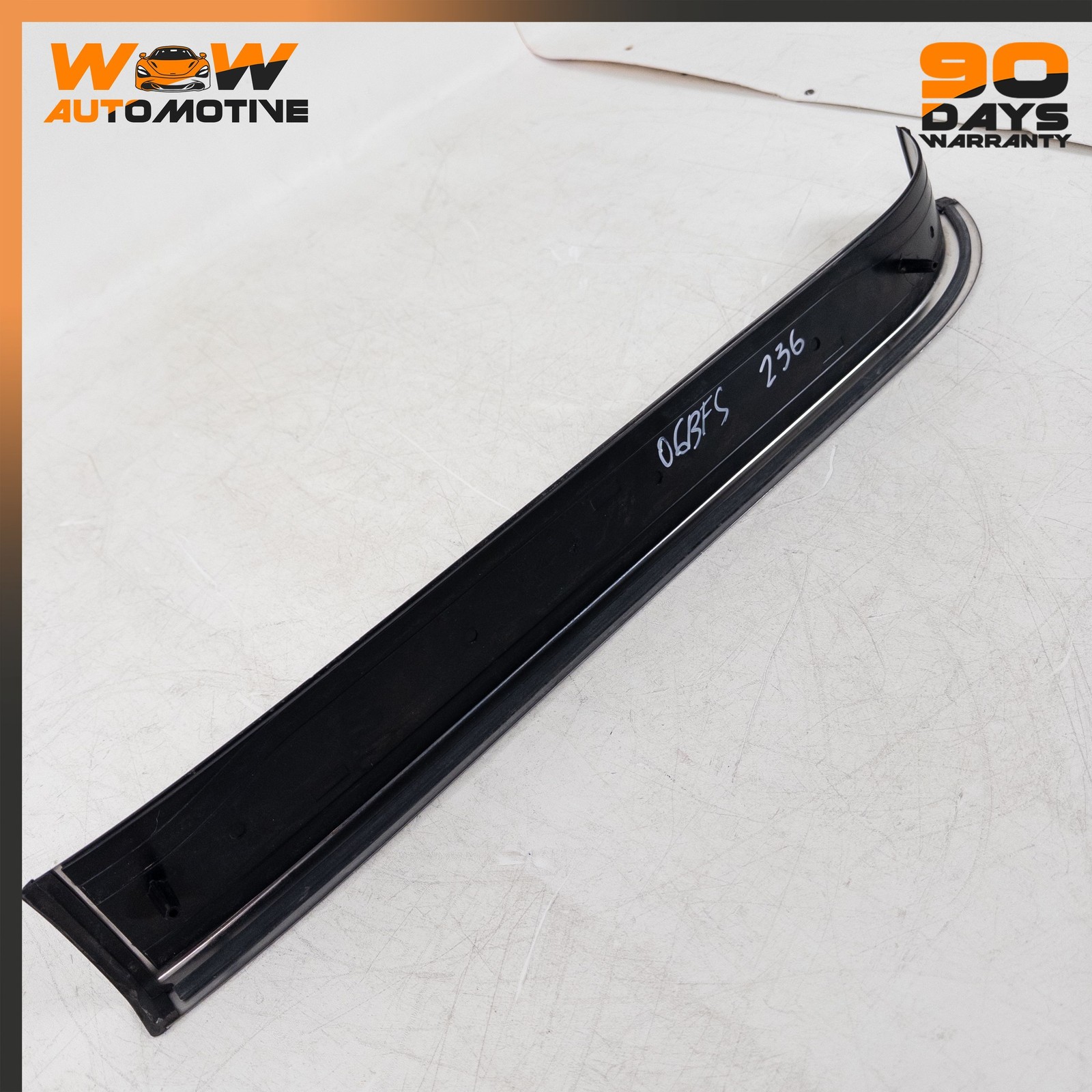 06-19 BENTLEY CONTINENTAL FLYING SPUR FRONT LEFT SILL TRIM STRIP PLATE COVER OEM