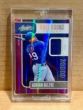 2020 Panini Absolute Hall Bound Materials Purple /25 Adrian Beltre Texas Rangers