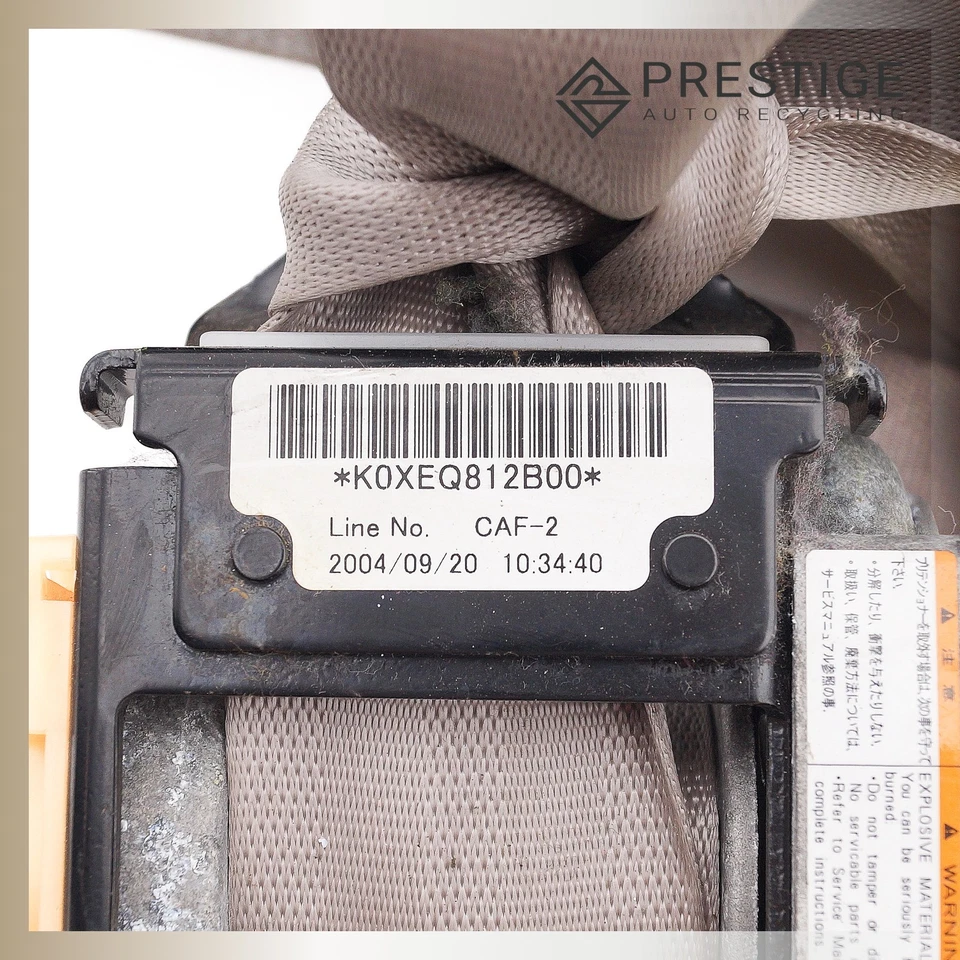 Retractor de cinturón de seguridad delantero izquierdo ACURA RL 2005-2008 04818-SJA-A02ZC OEM Foto 4 de 4