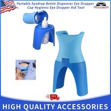 Eyedrop Bottle Dispenser Portable Reusable Eye Drop Applicator Eye Aid Tool US