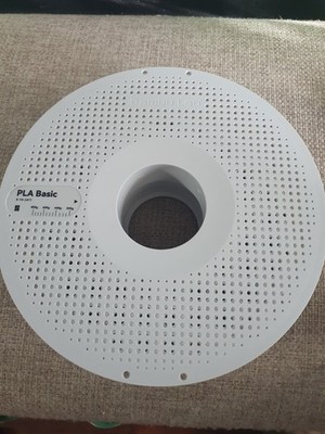 Bambu Lab 3D Printer Empty Spool 1.75mm 1kg Refillable Plastic Black RFID AMS