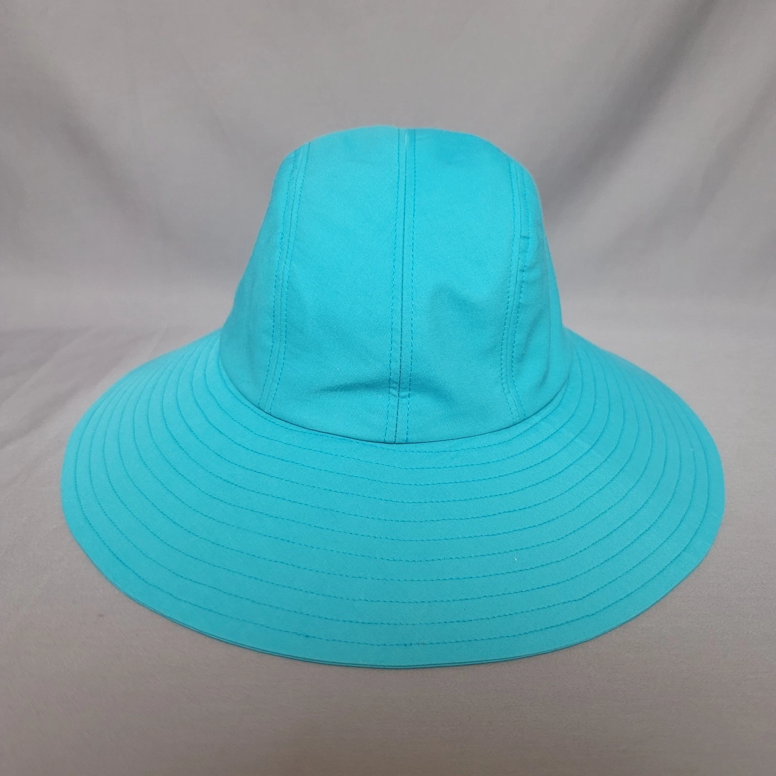 Sun Hat in Blue, with Wide Brim; More Colors