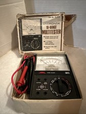 Vintage Micronta Radio Shack 22-201U Analog Multimeter 18 Range Multitester