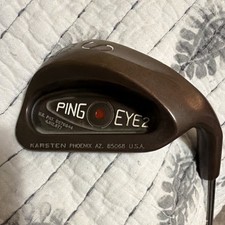 PING Eye2 BeCu Sand Wedge zz lite shaft US Open 1987 Olympic Club Stamp .