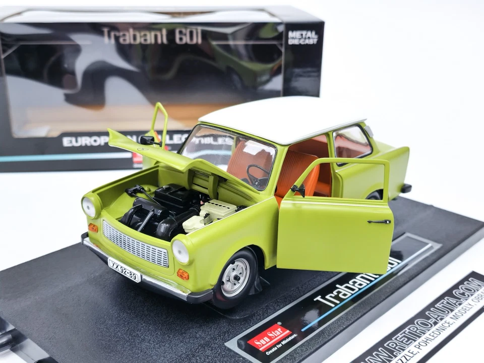 Trabant 601 - Grün/Weiß - Sun Star 1:18 - Bild 3 von 4