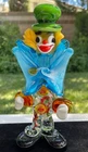 VINTAGE MURANO ITALY ART GLASS CLOWN ORIGINAL LABEL