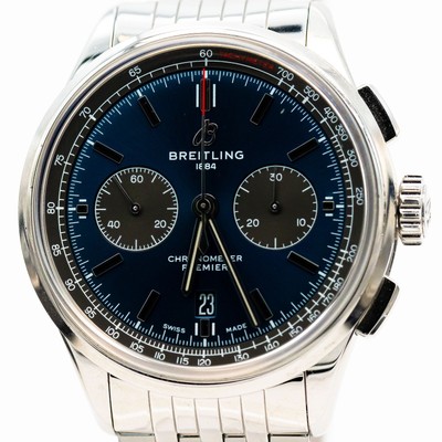 Breitling Premier B01 Chronograph 42 Uhr Ref. AB0118A61C1A1 Full Set 2021 42mm