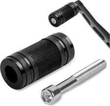 PSLER Motorcycle Shifter Peg Shift Lever CNC Billet Foot Pegs for Black 