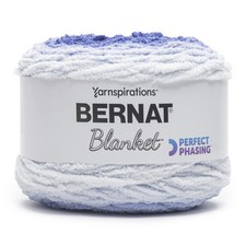 Bernat Blanket Perfect Phasing Yarn-Dark Blue