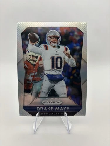 2025 Panini Prizm - Prizm Flashback Drake Maye #8 Silver Prizm