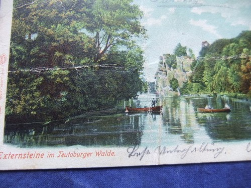 Alte AK " Externsteine im Teutoburger Walde ", Anf.1900 - Bild 2 von 3