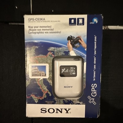 Sony GPS-CS3KA Handheld GPS Unit for Camera w/ USB, SD Card Slot, Memory Stick