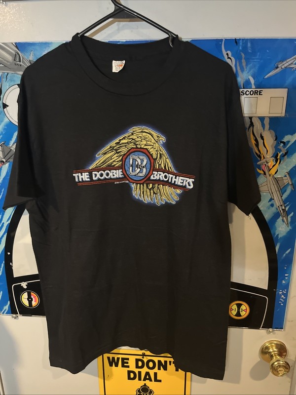 Vintage 1982 Doobie Brothers Farewell Tour T-Shirt Size: XL 46-48 Single Stitch