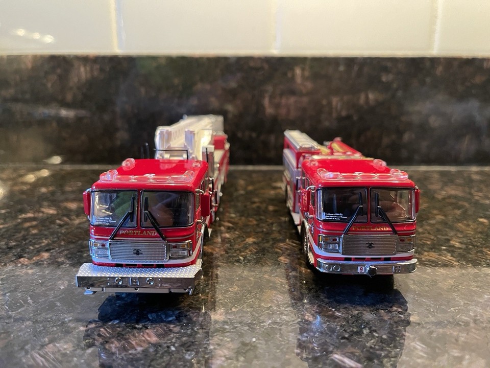 Code 3 Custom Portland Bureau Of Fire American LaFrance Eagle Truck 9 ...